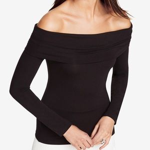 NWT BCBGMAXARIA LILITA Top Black XS